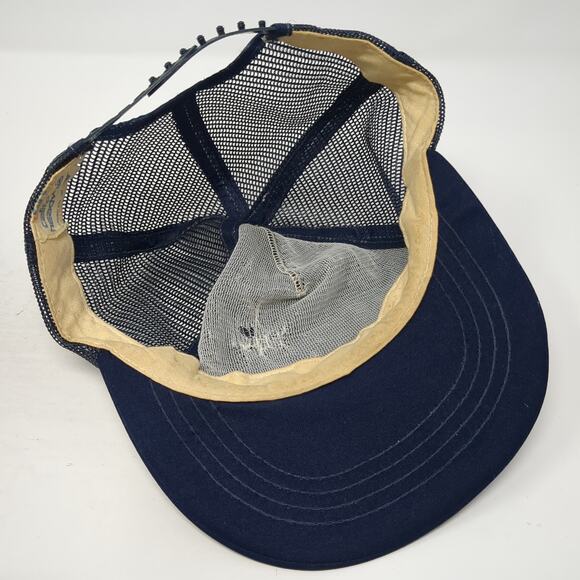 Second Amendment Foundation Snapback Trucker Cap Blue One Size Mesh Back - Picture 7 of 9
